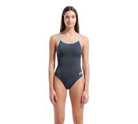 Women's 1-piece swimsuit Arena Lace Back SOLID Gris 38