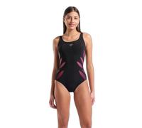 Women's 1-piece swimsuit Arena Milena Wing Back Noir 46