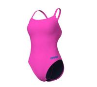 Arena Solid Challenge Team One Piece Women's Swimsuit, Quick Dry Women's Swimwear, Chlorine Resistant Eco MaxLife Fabric Sports Swimsuit, UV Protection and Lined Front Fabric