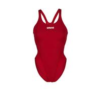 Arena Swimsuit Team Swim Tech Solid, Quick-dry Chlorine Resistant Eco MaxLife, Red/White 30 EU