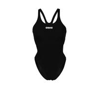Arena Womens TEAM SWIMSUIT SWIM TECH SOLID, Black / White, 36 EU