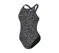 Women's 1-piece swimsuit Nike Hydrastrong Multi Print Black 24