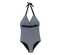 Regatta Women's Flavia II One Piece Swimsuit 18 Navy/White Seersucker Stripe