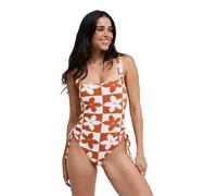 Roxy - Swimsuit - Hazy Days One Piece Ginger Spice Flora for Women in Nylon - Size S - Orange Orange S