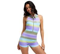 Women's 1-piece swimsuit Roxy Pro Surf Boyleg Bleu L