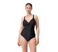 Speedo Women's Shaping Cross Knot One Piece Swimsuit | Shapewear | Beach and Holiday Swimwear Swimwear, Black, 18