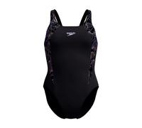 Speedo Women's Hyperboom Splice Muscleback Swimsuit | Clasic Design | Quick Drying | Training | FitneS | Chlorine Resistant, Bright Peach, 4040