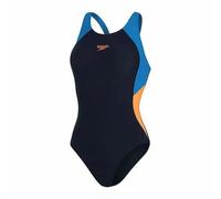 Women's 1-piece swimsuit Speedo Eco Medley logo Bleu 48