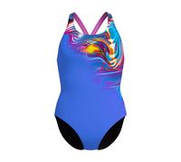 Women's 1-piece swimsuit Speedo End+ Placem Dig Powerback Multicolore 38