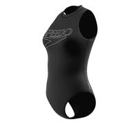 Speedo Women's End+ Logo One Piece Hydrasuit, Black, 40