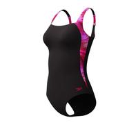 Speedo One-Piece Swimsuit Luna Lustre Print - Shaping - Black, Size 42
