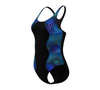 Women's 1-piece swimsuit Speedo Print Medalist Noir 38