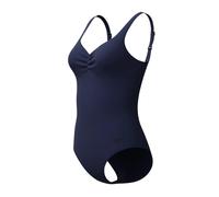 Women's Shaping AquaNite Solid Swimsuit Navy - 42 Peacoat 42
