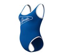 Women's 1-piece swimsuit Speedo Solid Bound Scoop Bleu S
