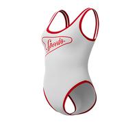 Women's 1-piece swimsuit Speedo Solid Bound Scoop Rouge XL