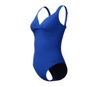 Speedo Shaping Cross Knot Swimsuit - Blue - UK Size 44