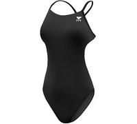 TYR Women's Swimsuit Durafast Elite Cutoutfit, Solid Black Size 30