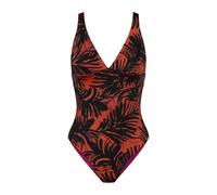 Women's 1-piece swimsuit without underwire Triumph Summer Palm Marron 40D