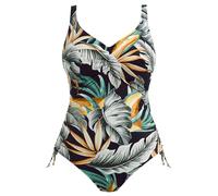 Fantasie Womens Bamboo Grove V-Neck Adjustable Leg Swimsuit - Black Polyamide - Size 36F