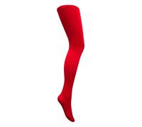 Women's 100 Denier Thick Opaque Coloured Fashion Tights (M, Red)