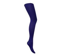 Women's 100 Denier Thick Opaque Coloured Fashion Tights (S, Purple)