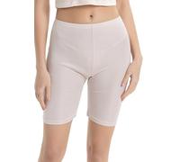 Women's 100% Silk Pettipants Culotte Slip Pure Mulberry Silk Half Slips Bloomers Split Skirt Under Shorts Pajama Pants (Nude,XL)