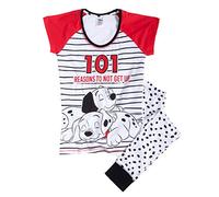 Womens 101 Dalmatians Spotty Disney Pyjamas White/Off White