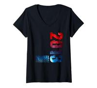 Women's 13th Birthday Gift Boy and Girl Vintage 2013 Original V-Neck T-Shirt