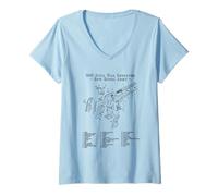 Womens 1863 Civil War Revolver New Model Army Gun Diagram V-Neck T-Shirt