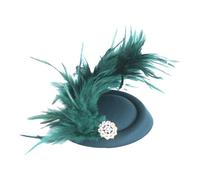 Women's 1920s Feather Fascinator Headband, Fascinators Hat for Women Tea Party Flower Headpiece Gatsby Derby Hat 1940's 1950's Fascinator Classic Wedding Party Hats