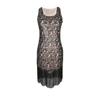Women's 1920s Sequin Flapper Dress - Gold XXL