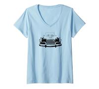 Women's 1950s Classic Studebaker American Collector car V-Neck T-Shirt