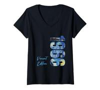 Women's 1966 Birthday Vincent Van Gogh Starry Night V-Neck T-Shirt