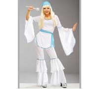 Womens 1970s White Super Trooper Costume