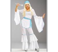 Womens 1970s White Super Trooper Costume