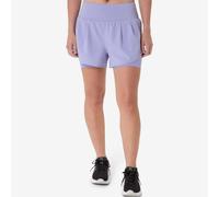 Women's 2 In 1 Asics Running Shorts - Mauve