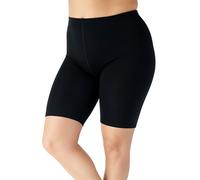 Women's 20-30 mmHg Compression Shorts - Support for Varicose Veins, Lymphedema, Surgical Recovery, Travel, Plus Size, Black, XXL
