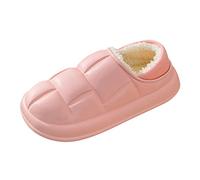 Women's 2022 Net Red Slippers Autumn And Winter Bag Heel Outer Wear Plus Velvet Home Indoor Thick Bottom Confinement Shoes Slippers Socks for Women (5.5)