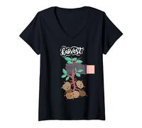 Womens 2024 Harvest Festival International World Harvest Festival V-Neck T-Shirt
