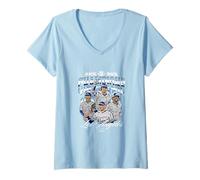 Womens 2025 Back to Back World Champions | Los Angeles D LA Series V-Neck T-Shirt