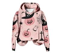 Women's 2025 Trendy Oversized Hoodie - Long Sleeve Pullover Sweatshirt with Kangaroo Pocket, Soft Fleece Lining, Streetwear Essential Activewear Jumper for Women Pink