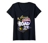 Womens 2026 Beach Road Trip V-Neck T-Shirt
