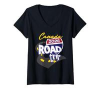 Womens 2026 Canada Road Trip V-Neck T-Shirt