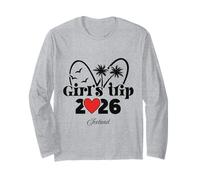 Womens 2026 Girls Trip Iceland Long Sleeve T-Shirt