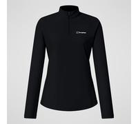 Women's 24/7 Tech Tee Long Sleeve Half Zip - Black