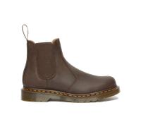 Womens 2976 Yellow Stitch Crazy Horse Chelsea Boot in Dark Brown