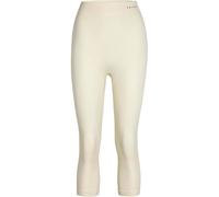 FALKE Women's Maximum Warm 3/4 W Ti Functional Yarn Quick Dry 1 Piece Base Layer Bottom, White 2860 Trend, L