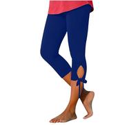 Women's 3/4 Leggings, Summer Sports Trousers, Stretchy, Fitness, High Waisted, Jegging, Pure Colour, Slimming, Soft, Comfortable, Chic, Cheap, Casual, Fitness, Gym, Yoga Tights