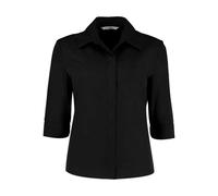 Women's 3/4-sleeve blouse Kustom Kit Continental Noir S