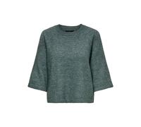 Women's 3/4 Sleeve Round Neck Jumper Only Simoni Vert L